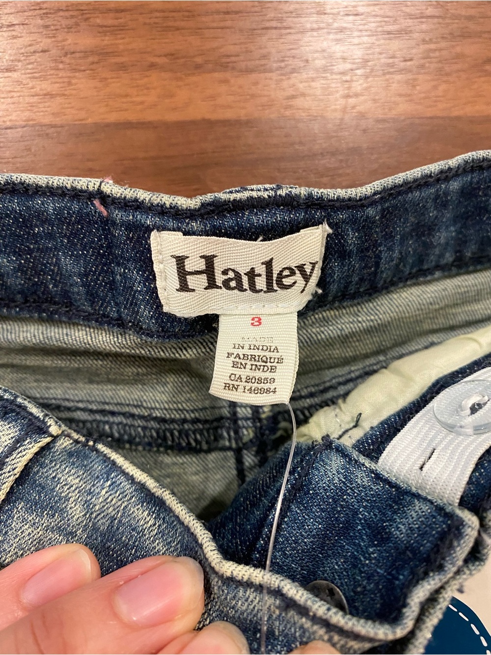 Hatley Girls' 3T Blue Denim Skirt - Picture 4 of 5